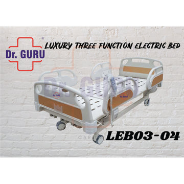 Dr. GURU LEB03-04 (Luxury Three Function Motorized Bed | ABS Head & Foot Board | Four Side ABS SIde Guard | Luxury Imported Motorized Bed