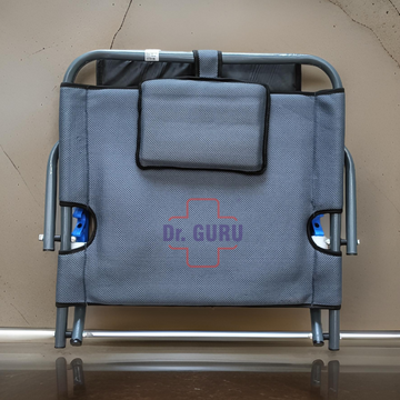 Foldable Patient Back Rest (Premium)| 5 Changeable Reclining Angles| Premium Mesh Breathable Fabric with Extra Support | Ideal for Bed Ridden Patients & Elderly people