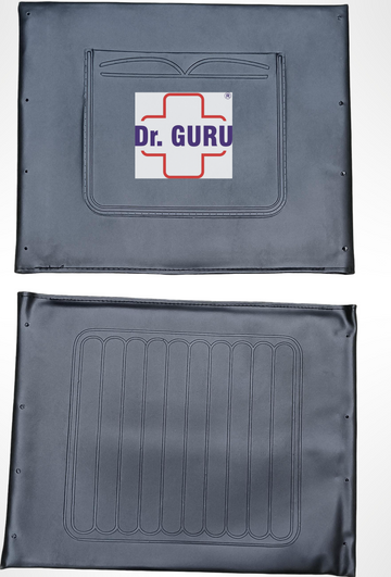 DR. GURU WHEELCHAIR REPLACEMENT SEAT AND BACK|REXIN MATERIAL|20" WIDTH X 17"DEPTH SIZE| WATERPROOF REPLACEMENT SEAT & BACK| EASY TO CLEAN & USE